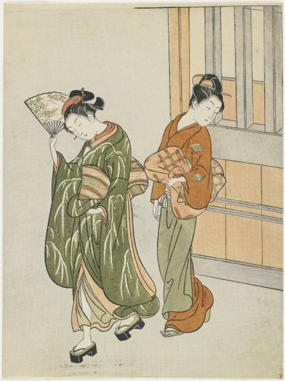 Clearing Breeze from a Fan, after 1766 by Suzuki Harunobu