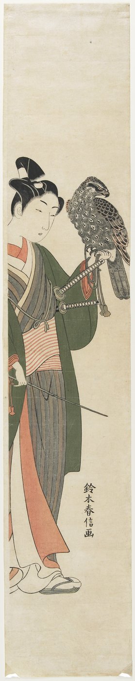 Falconer, 1769-1770 by Suzuki Harunobu