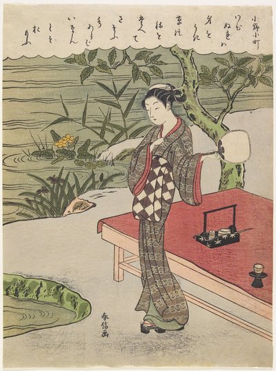 Ono no Komachi, c. 1767 by Suzuki Harunobu