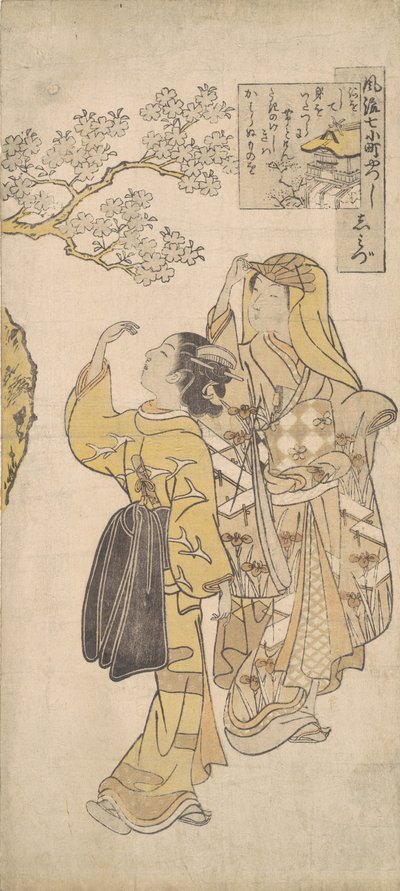 Shimizu Temple by Suzuki Harunobu