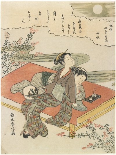 The Eighth Month by Suzuki Harunobu