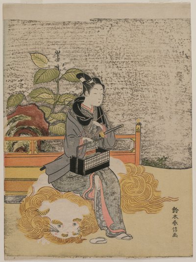 Youth as a Stand-in Monju by Suzuki Harunobu