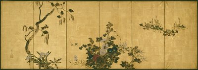 Flowers of Autumn and Winter by Suzuki Kiitsu