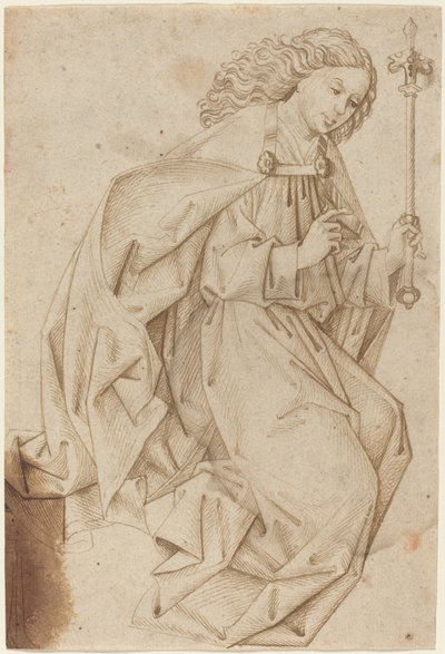 The Angel of the Annunciation by Swabian School