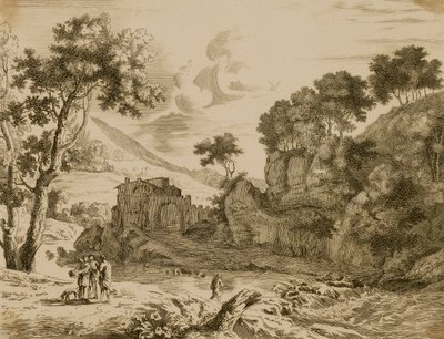 Landscape by Swanevelt, Herman van