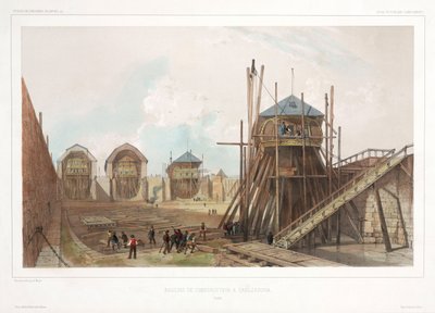 Shipyard at Carlskrona, Sweden by Swedish School