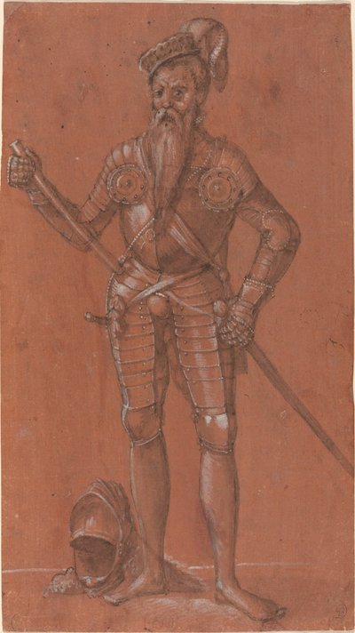 A Man in Armor by Swiss 16th Century