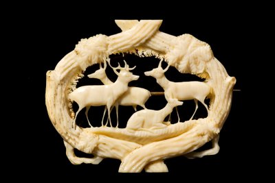 Brooch, 1840s by Swiss School
