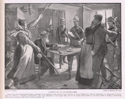 Arrest of an oath breaker by Sydney Prior Hall