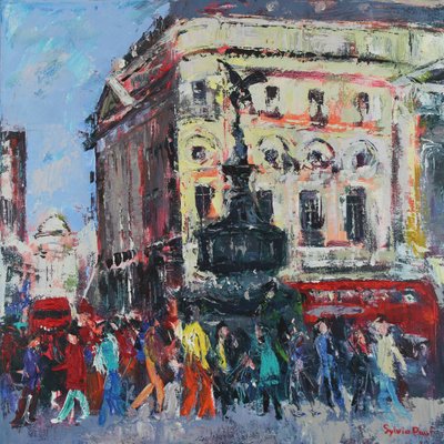 Piccadilly People, 2024 by Sylvia Paul
