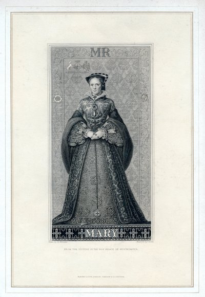 Queen Mary I of England by T. Brown