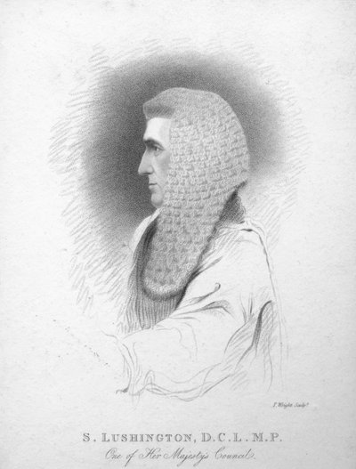 S. Lushington, D.C.L. M.P. by T. Wright