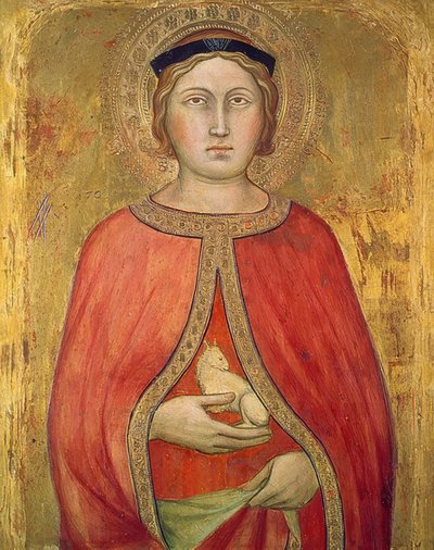 Saint Agnes by Taddeo di Bartolo