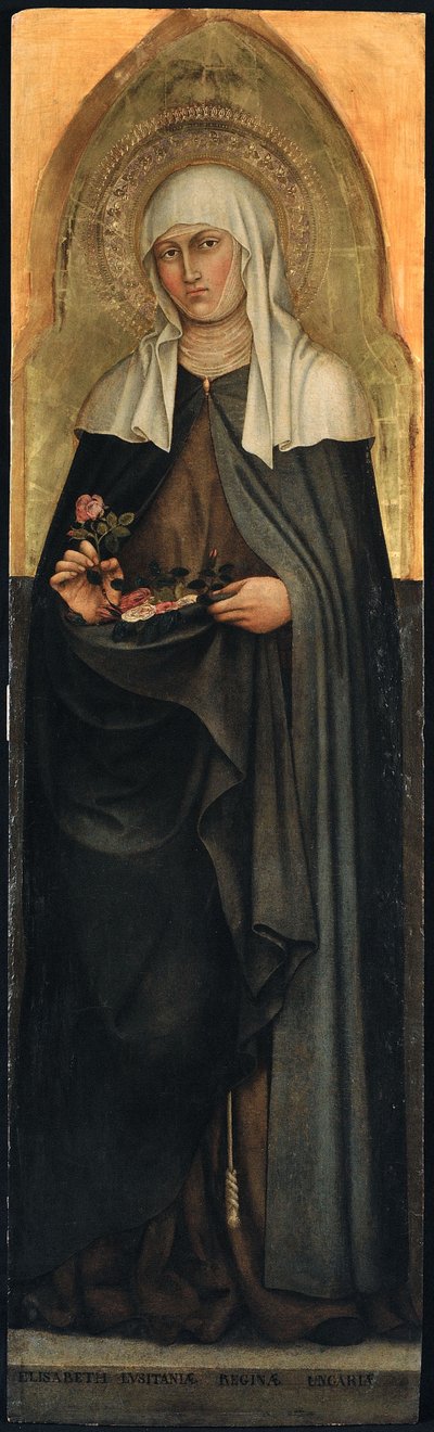 Saint Elizabeth of Thuringia by Taddeo di Bartolo
