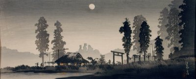Moon in Egota, Tokyo by Takahashi Hiroaki