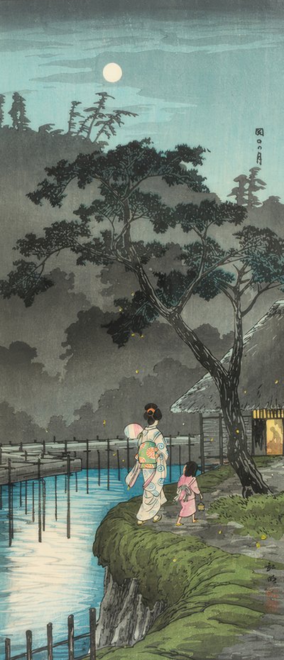 Moon in Sekiguchi by Takahashi Hiroaki