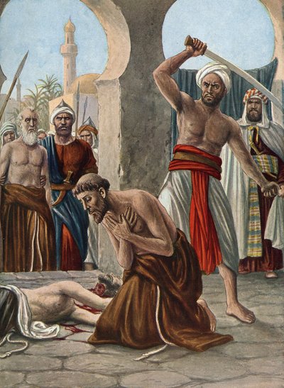 Martyrdom of Christian Missionaries in India by Tancredi Scarpelli