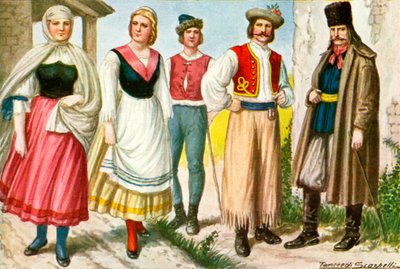 Peasants of Hungary by Tancredi Scarpelli