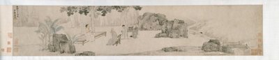 Tea Drinking Under the Wutong Tree by Yin Tang