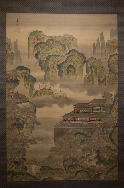 Palace Landscape, early 19th century by Tani Buncho