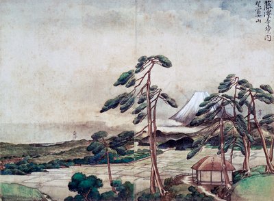 View of the Kanagawa coast by Tani Buncho