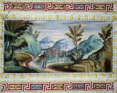 View of Celleno by Tarquinio Ligustri
