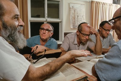 Talmudic Discussion at a Kibbutz by Ted Spiegel