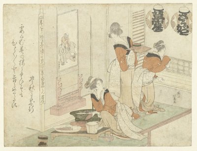 Scene in a Tea House by Teisai Hokuba