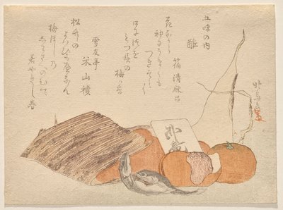 Sour, from the series Five Tastes by Teisai Hokuba