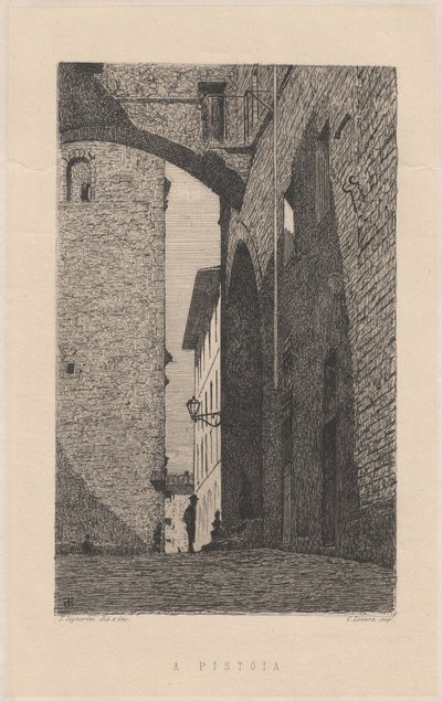In Pistoia by Telemaco Signorini