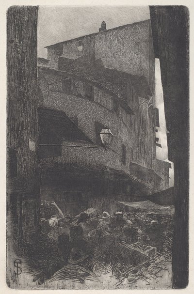 Santa Maria della Tromba by Telemaco Signorini
