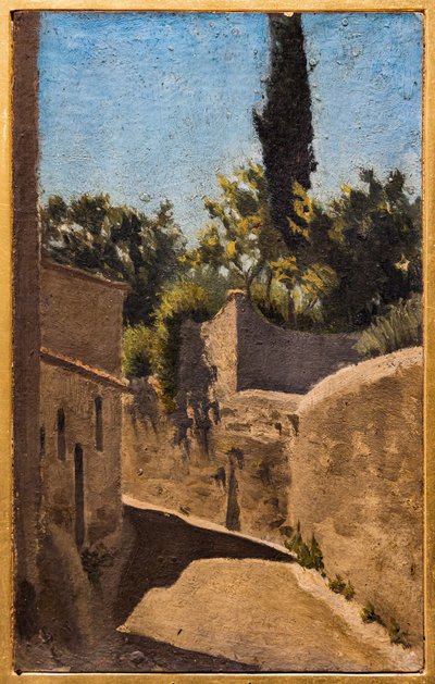 Sunny Midday. Surroundings of Florence by Telemaco Signorini