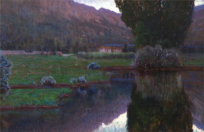 Landscape by Teodoro Wolf Ferrari