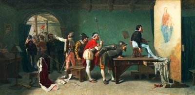 The sack of Rome by Teofilo Patini