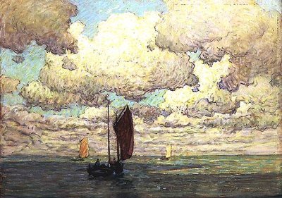 Clouds and Boats by Terrick Williams