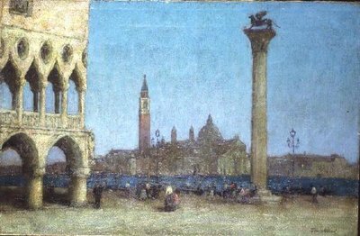 The Piazzetta, Venice, Twilight by Terrick Williams