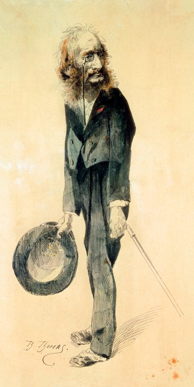 Portrait of Jacques Offenbach by Th. Thomas