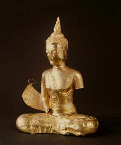 Buddha Seated in Meditation (Arms Missing) by Thai School