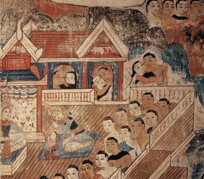 (detail) Mural by Thai School
