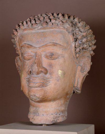 Head of Buddha, Haripunjaya Kingdom by Thai School
