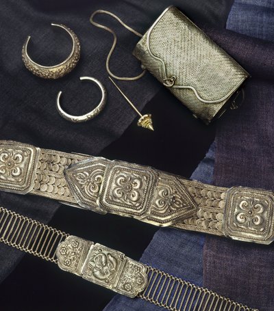 Jewellery, purse and belts, Thailand by Thai School