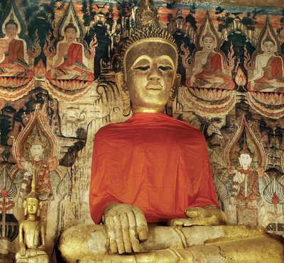 Thai Lu Buddha statue by Thai School