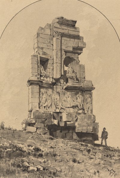 Monument of Philopappos by Themistocles von Eckenbrecher