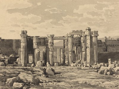 The Propylaeum from the East, 1890 by Themistocles von Eckenbrecher