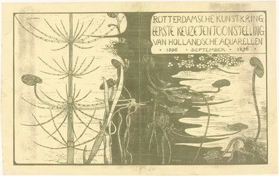 Catalog Cover with Water Plants by Theo van Hoytema