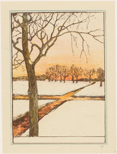 Snowy Landscape by Theo van Hoytema