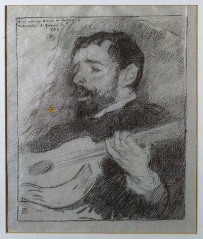 Guitarist by Théo van Rysselberghe