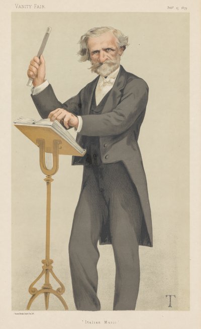 Vanity Fair: Italian Music, 1879 by Theobald Chartran