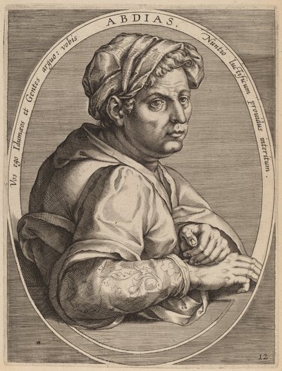 Abdias by Theodor Galle after Jan van der Straet