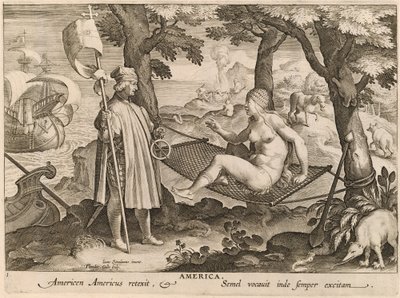 America by Theodor Galle after Jan van der Straet
